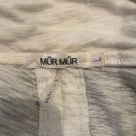 Mur Mur off-white, double breasted jacket, drawstring collar and long sleeves - Picture 5 of 5